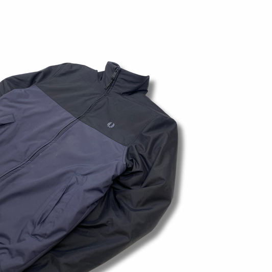Fred Perry Jacke Schwarz-Navy (S)