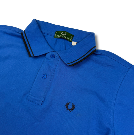 Fred Perry Poloshirt Blau (L)