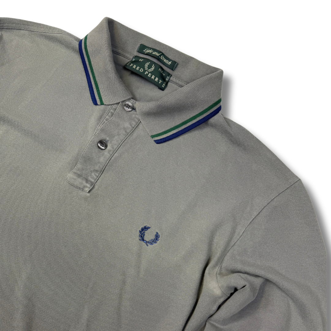 Fred Perry Longsleeve Grau (M)