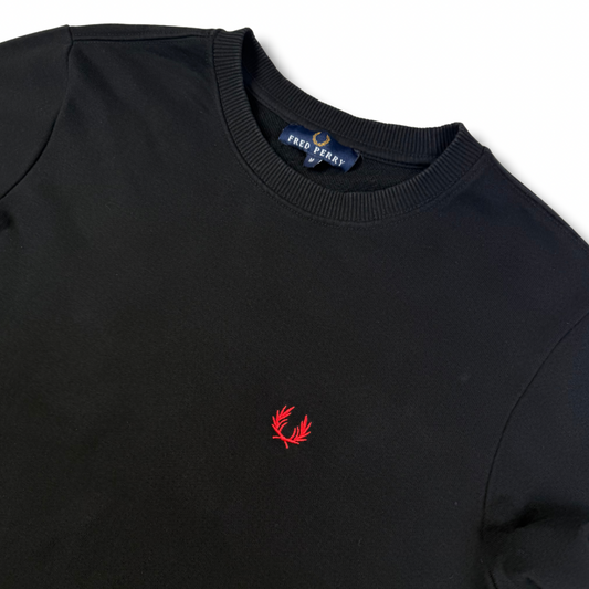 Fred Perry Pullover Schwarz (M)