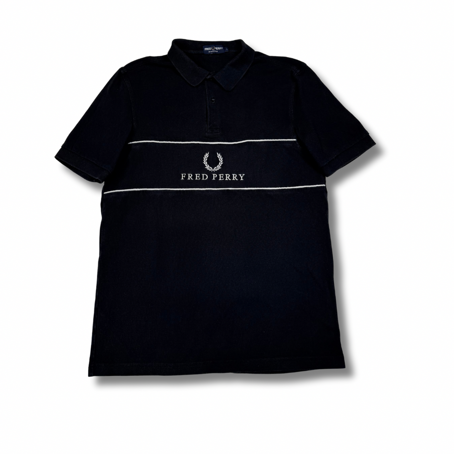 Fred Perry Poloshirt Schwarz (L)