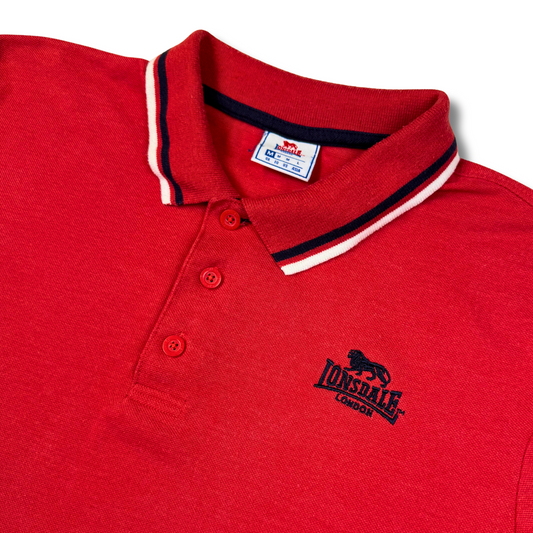 Lonsdale Poloshirt Rot (M)