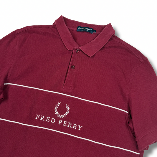 Fred Perry Poloshirt Rot (L)