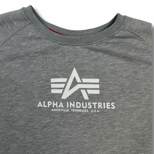 Alpha Industries Pullover Grau (M)
