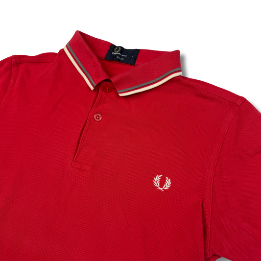 Fred Perry Poloshirt Rot (S)