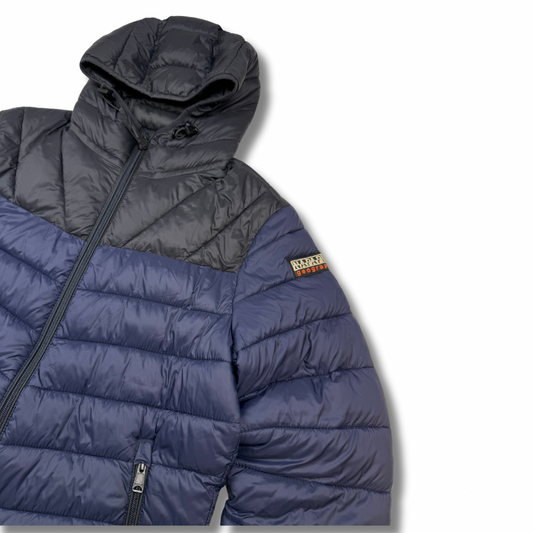 Napapijri Puffer Jacke Schwarz/Navy (L)