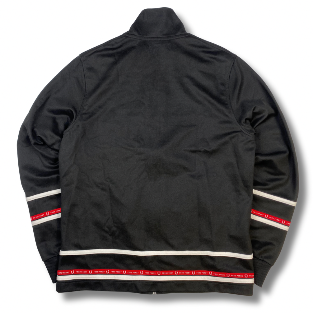 Fred Perry Trainingsjacke Schwarz (M)