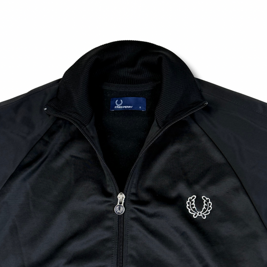 Fred Perry Trainingsjacke Schwarz (S)