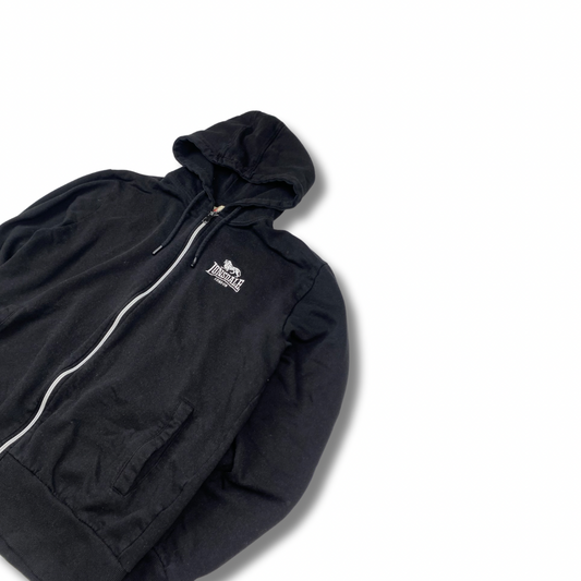 Lonsdale Zip-Hoodie Schwarz (L)
