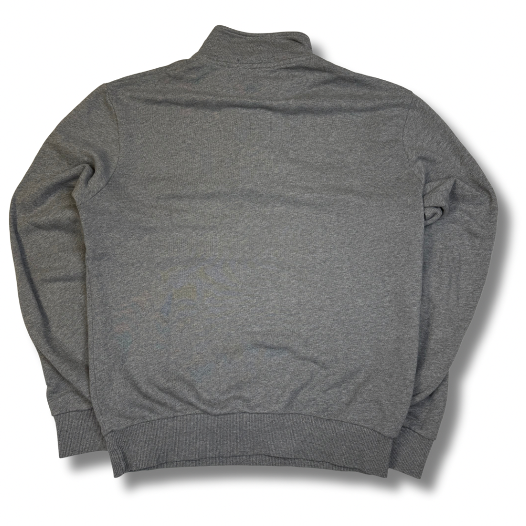 Fred Perry Half-Zip Grau (S)