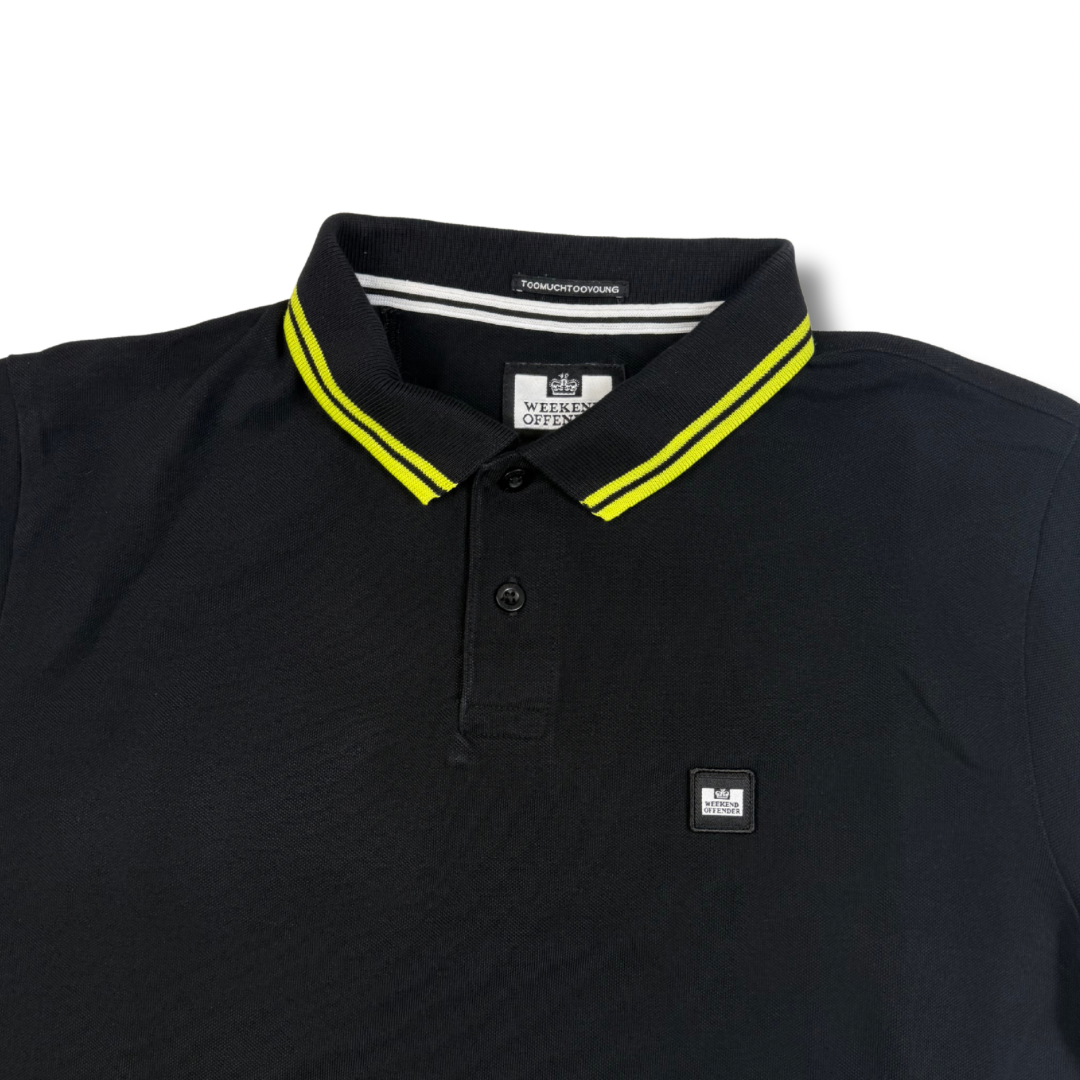 Weekend Offender Poloshirt Schwarz (M)