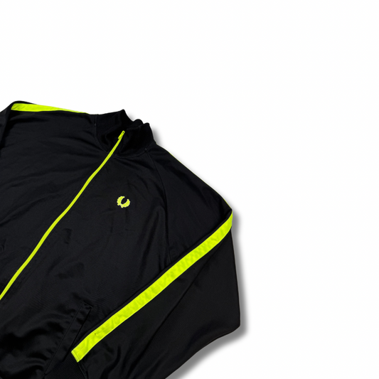 Fred Perry Trainingsjacke Schwarz (XL)