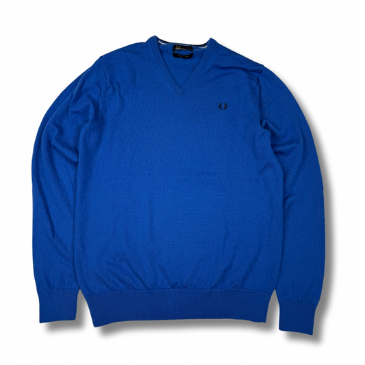 Fred Perry Pullover Blau (L)