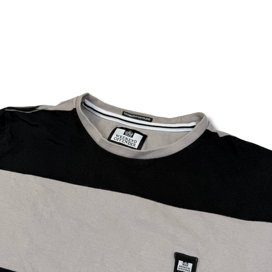 Weekend Offenders T-Shirt Grau Schwarz (S)
