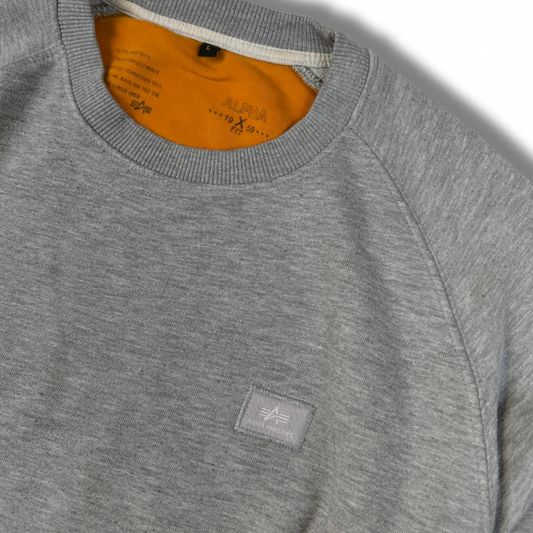 Alpha Industries Pullover Grau (L)