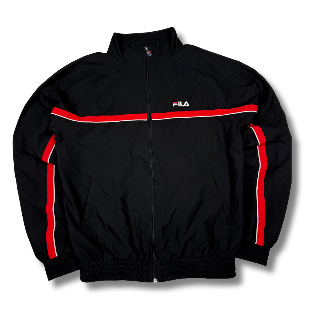 Fila Trainingsjacke Schwarz-Rot (M)