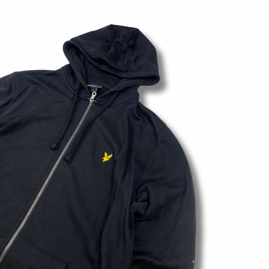 Lyle & Scott Zip-Hoodie Schwarz (L)