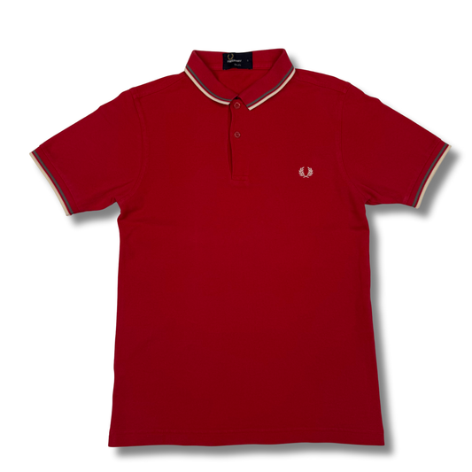 Fred Perry Poloshirt Rot (S)