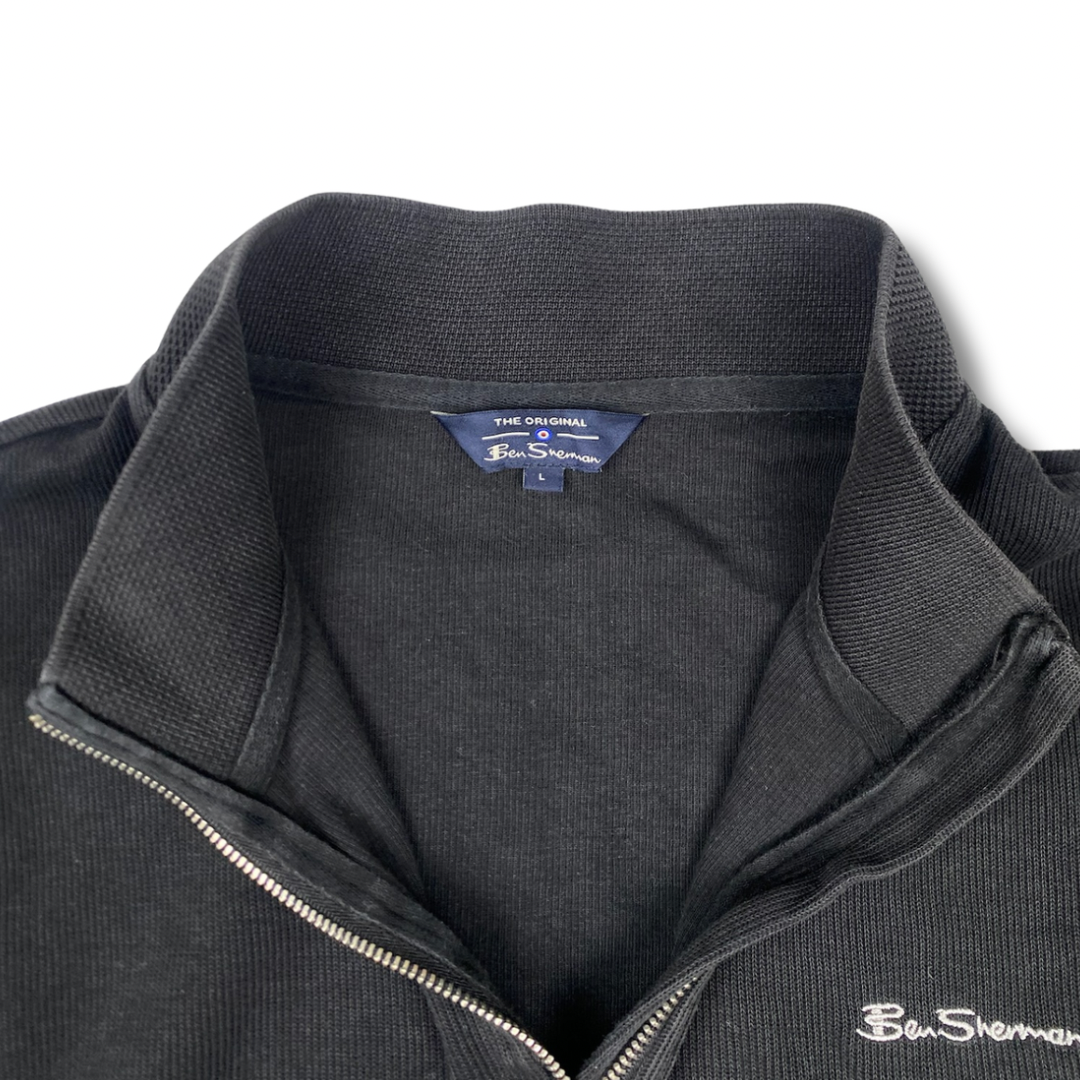 Ben Sherman Zip Schwarz (L)