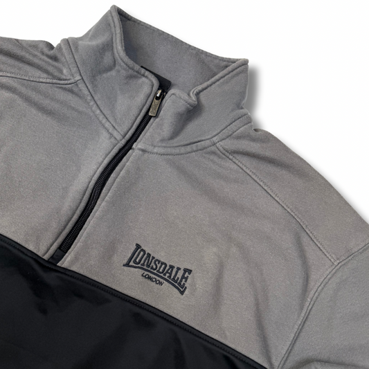 Lonsdale Half-Zip Grau (L)