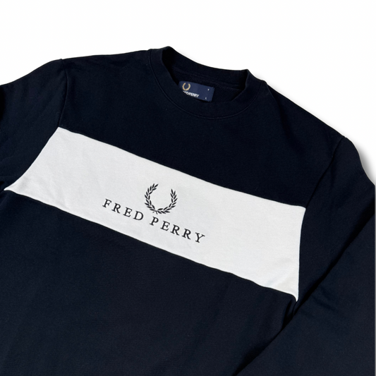 Fred Perry Pullover Blau (L)