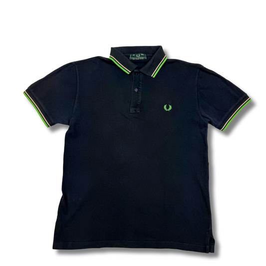 Fred Perry Poloshirt Schwarz (M)