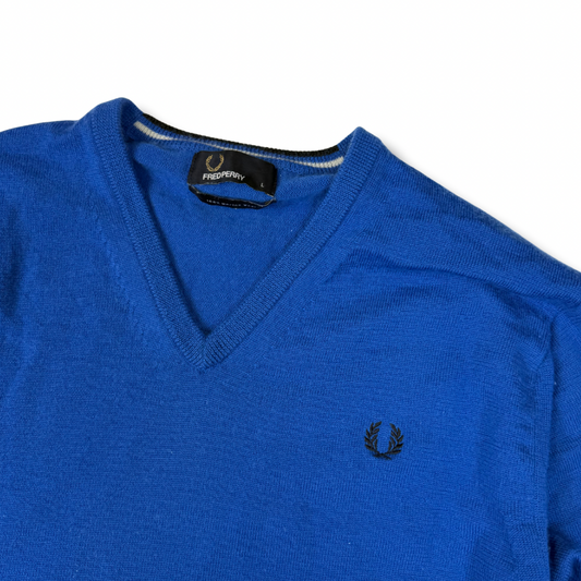 Fred Perry Pullover Blau (L)