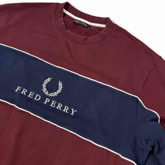 Fred Perry Pullover Rot (L)