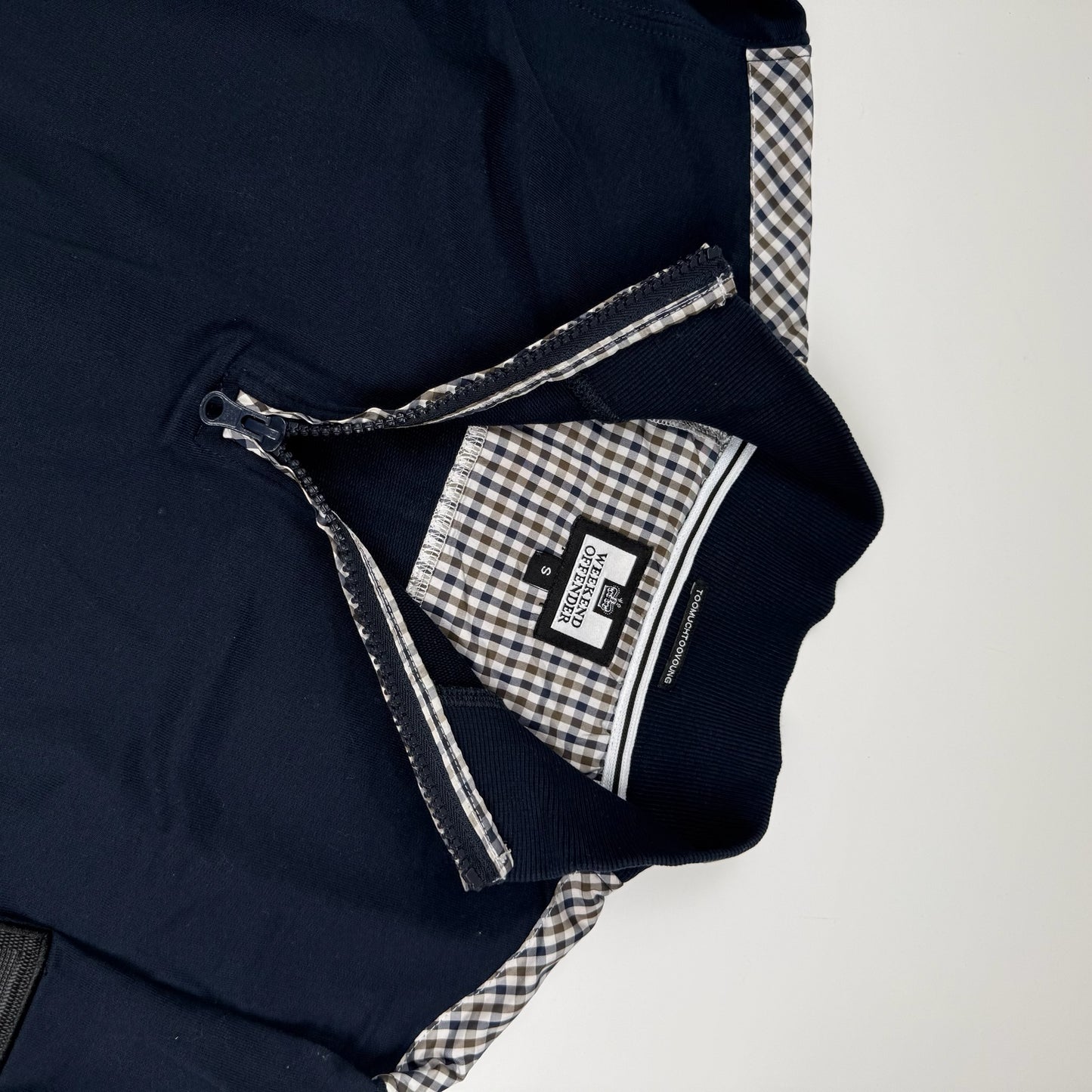 Weekend Offender Quarter-Zip Blau (S)