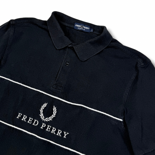 Fred Perry Poloshirt Schwarz (L)