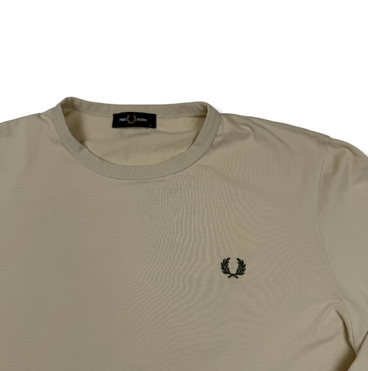 Fred Perry Pullover mit Backprint Beige (XL)