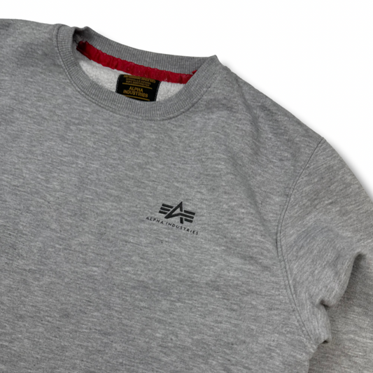 Alpha Industries Pullover Grau (M)