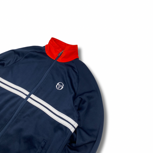 Sergio Tacchini Trainingsjacke Blau-Rot (M)