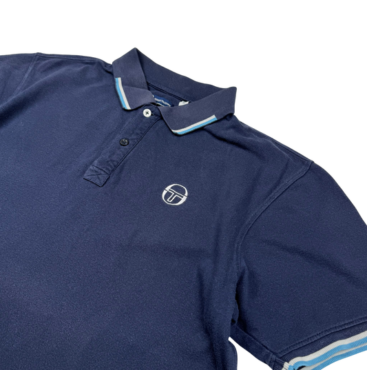 Sergio Tacchini Poloshirt Blau (L)
