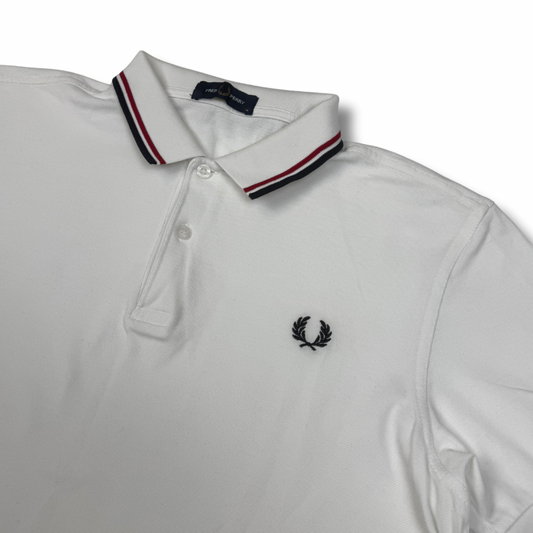 Fred Perry Poloshirt Weiß (M)