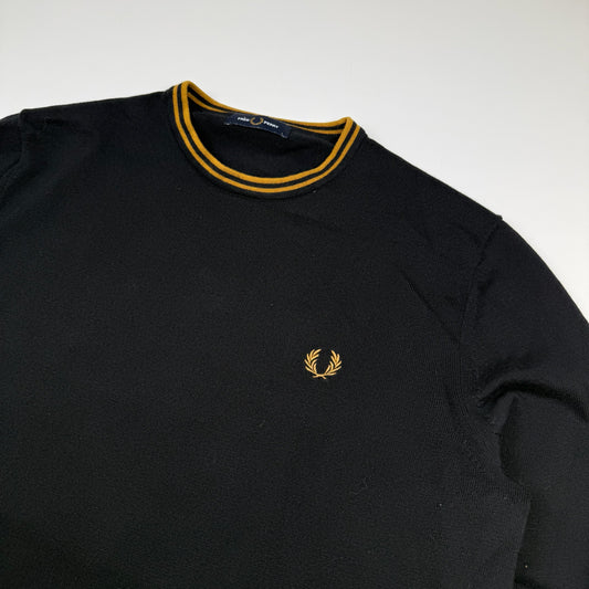 Fred Perry Pullover Schwarz (L)