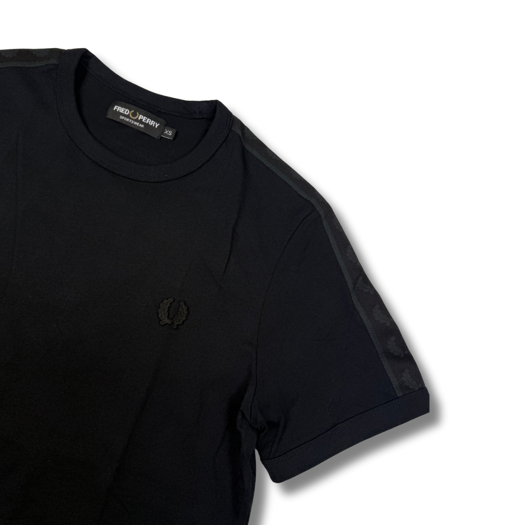 Fred Perry T-Shirt Schwarz (XS)
