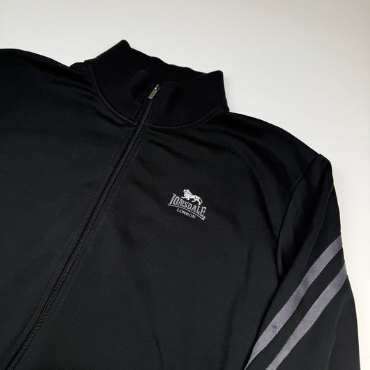 Lonsdale Trainingsjacke Schwarz (L)