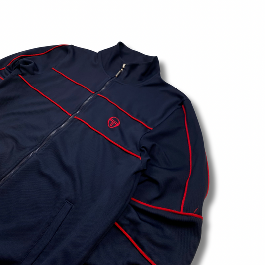 Sergio Tacchini Trainingsjacke Blau-Rot (L)