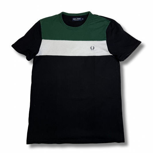 Fred Perry T-Shirt Schwarz-Grün (M)