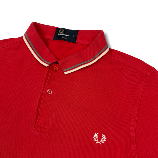 Fred Perry Poloshirt Rot (S)