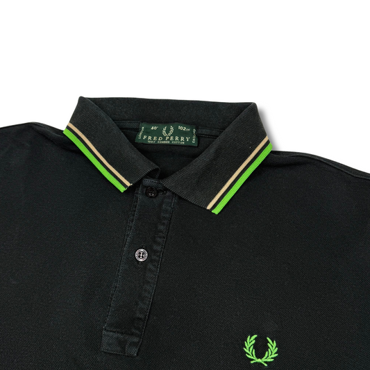 Fred Perry Poloshirt Schwarz (M)