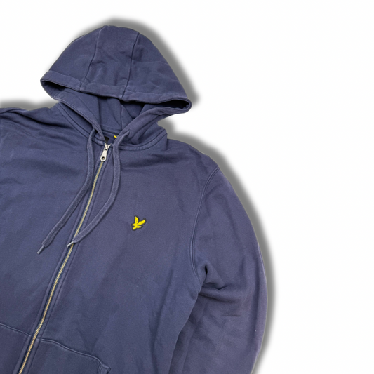 Lyle & Scott Zip-Hoodie Blau (L)