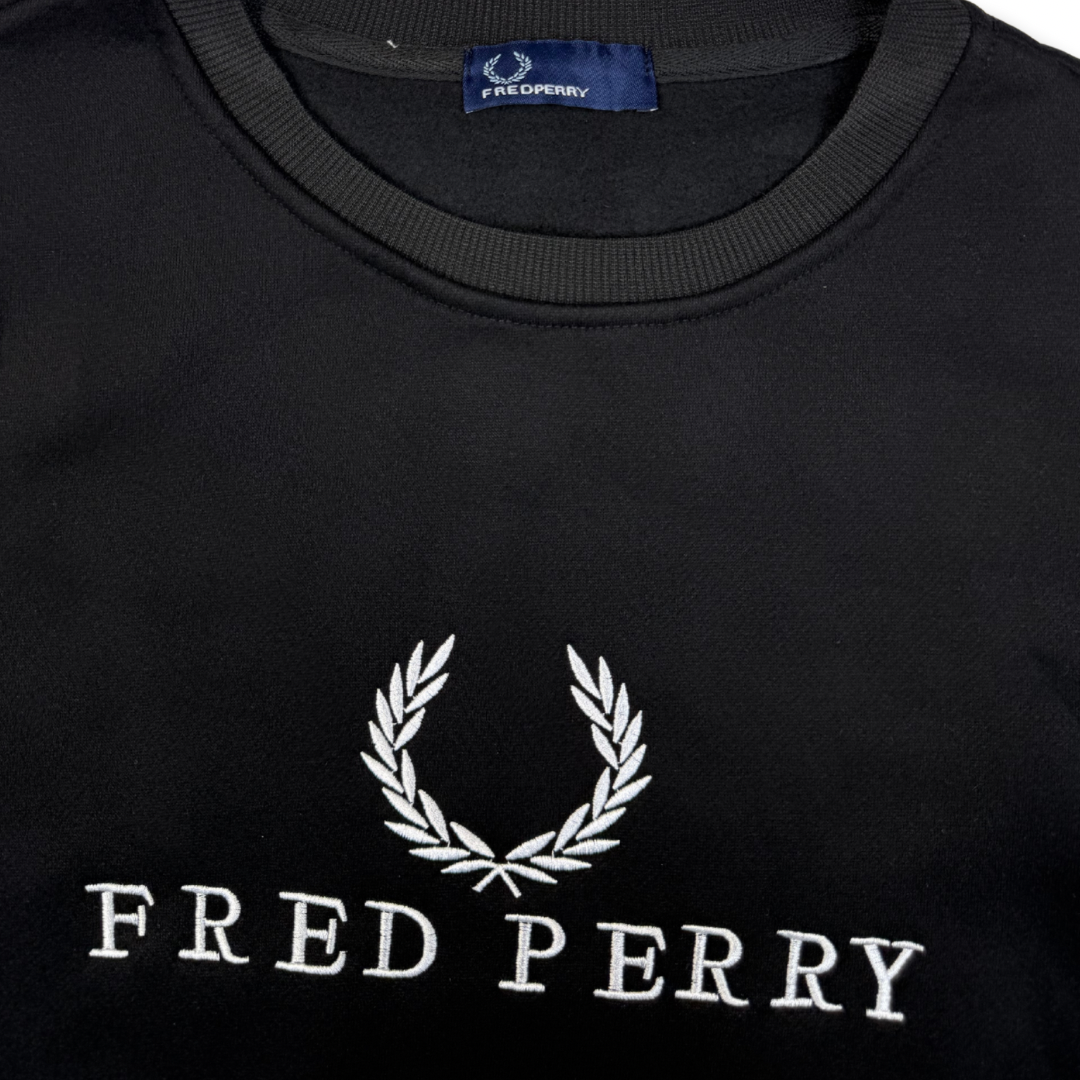 Fred Perry Pullover Schwarz (L)