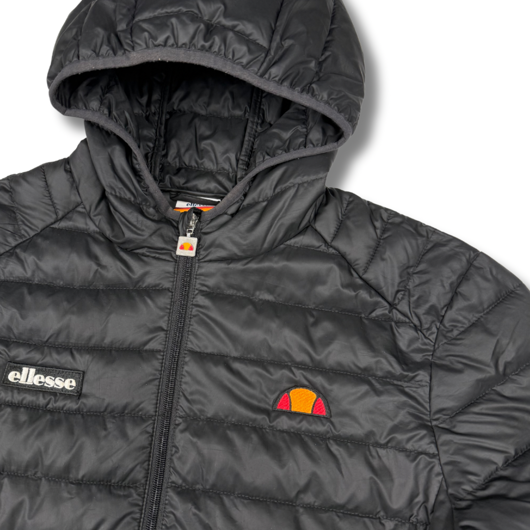 Ellesse Puffer Jacke Schwarz (M)