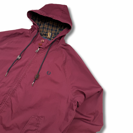 Fred Perry Harrington Jacke Burgundy (XL)