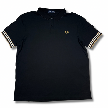 Fred Perry Poloshirt Schwarz (XL)