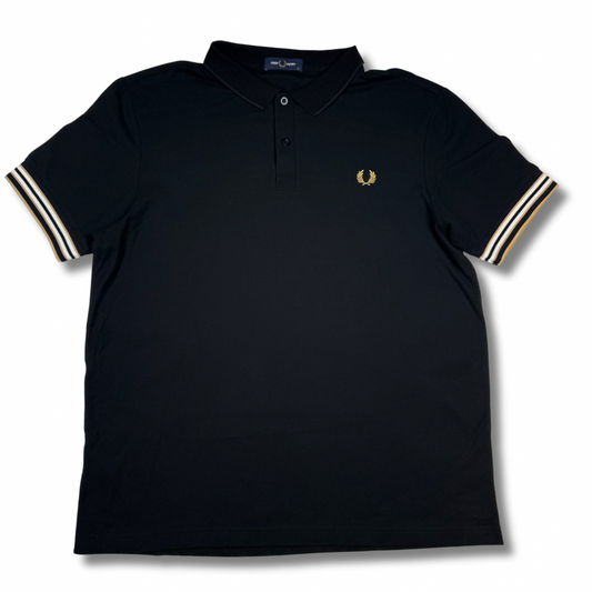 Fred Perry Poloshirt Schwarz (XL)