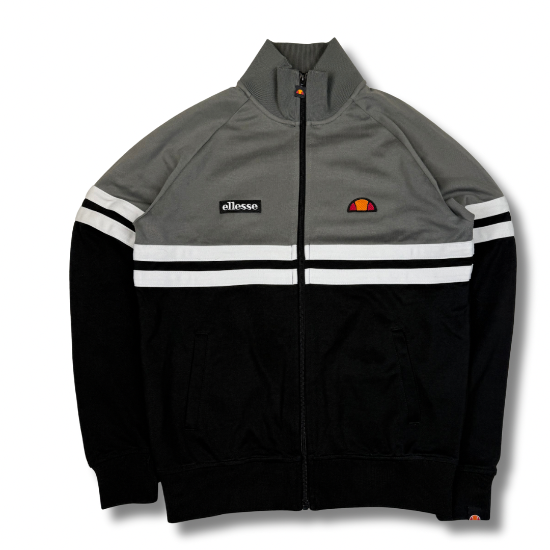 Ellesse Rimini Trainingsjacke Grau-Schwarz (S)