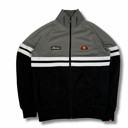Ellesse Rimini Trainingsjacke Grau-Schwarz (S)